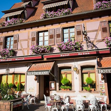 Hotel Au Lion Ribeauvillé Exterior foto