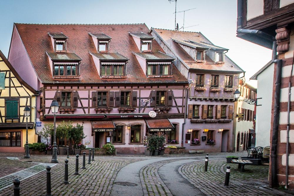 Hotel Au Lion Ribeauvillé Exterior foto