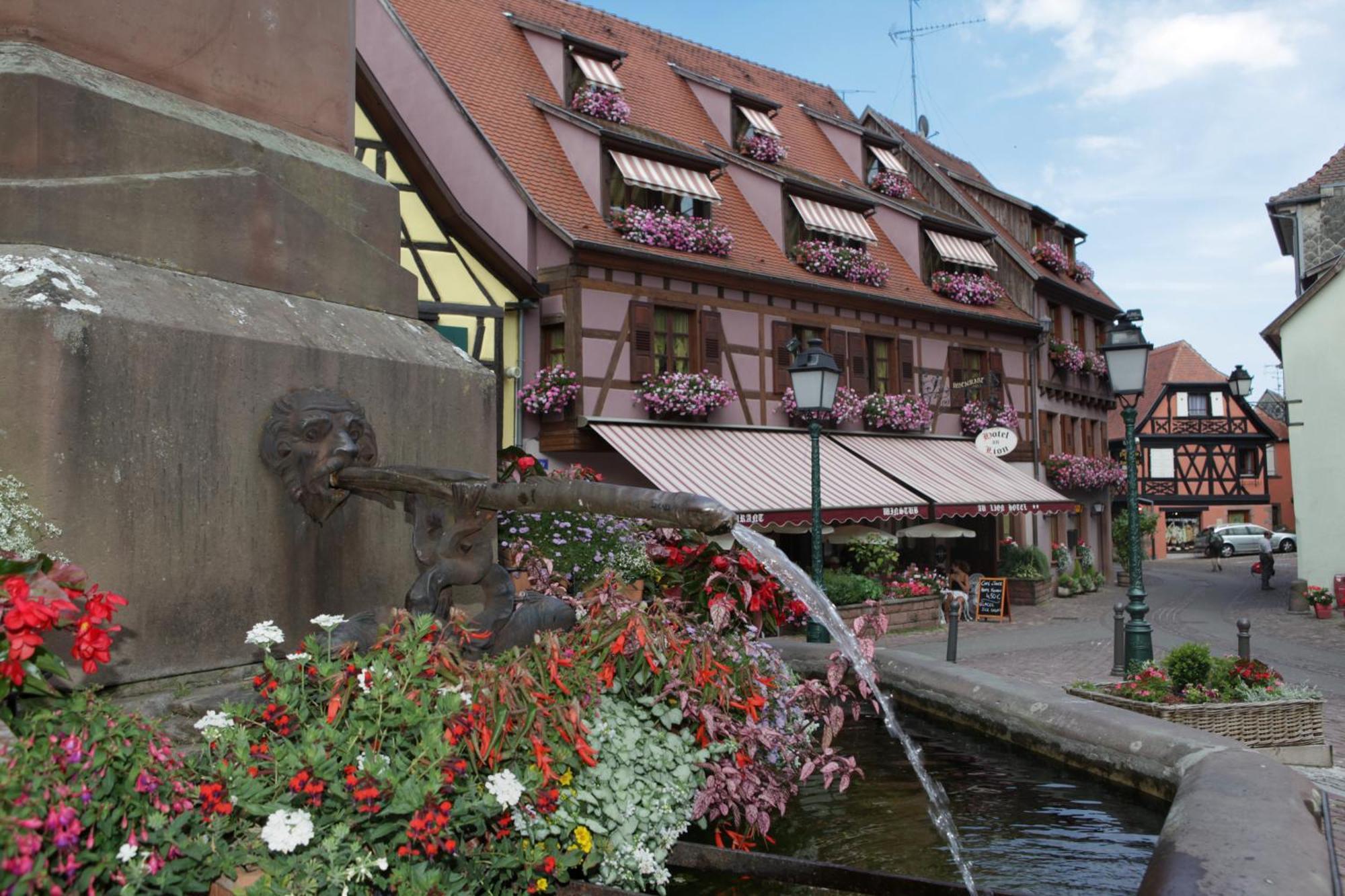 Hotel Au Lion Ribeauvillé Exterior foto