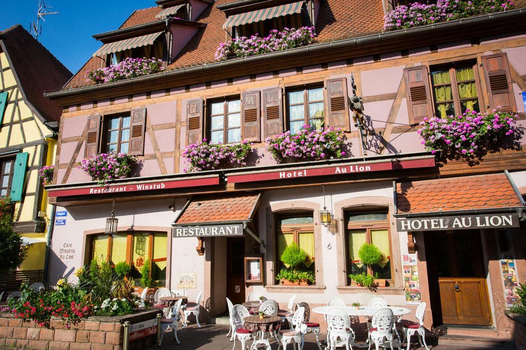 Hotel Au Lion Ribeauvillé Exterior foto